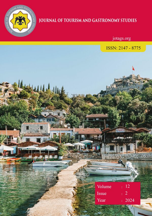 					View Vol. 12 No. 2 (2024): Journal of Tourism and Gastronomy Studies
				