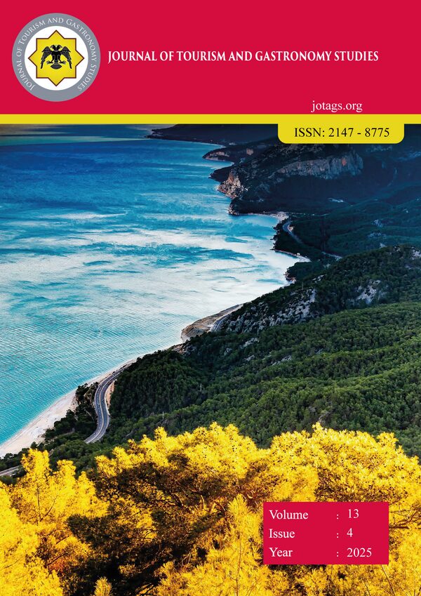 					View Vol. 13 No. 4 (2025): Journal of Tourism and Gastronomy Studies
				
